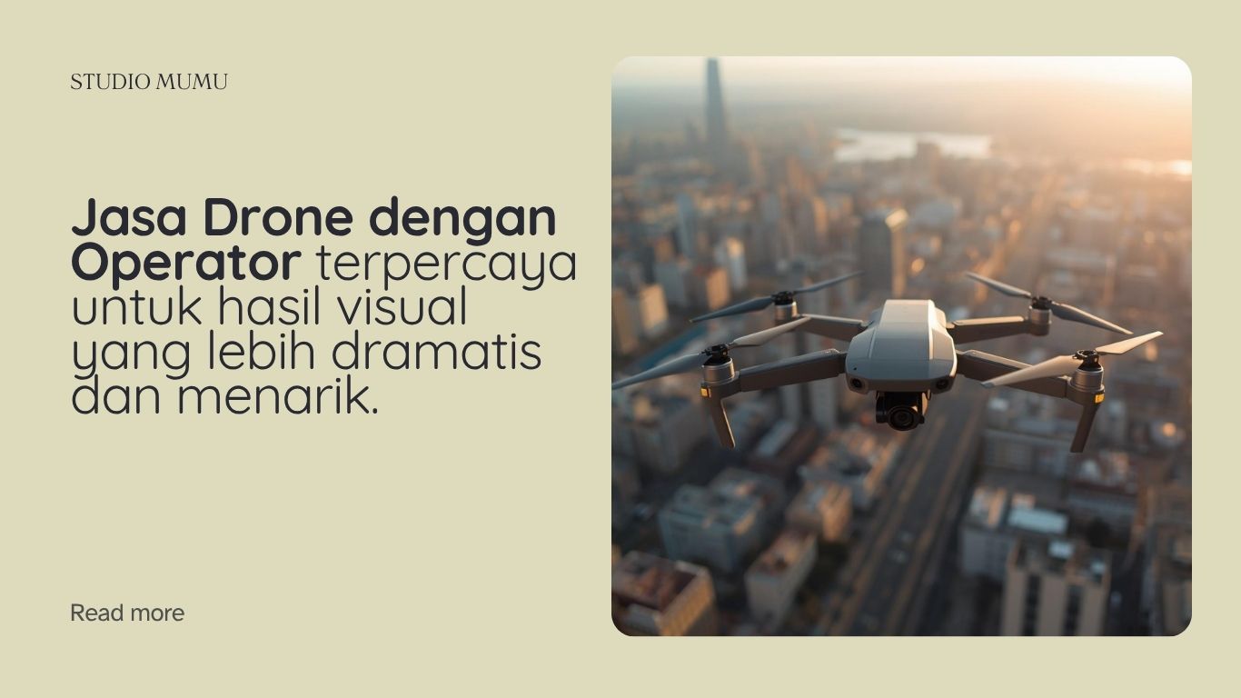 JASA DRONE DENGAN PILOT